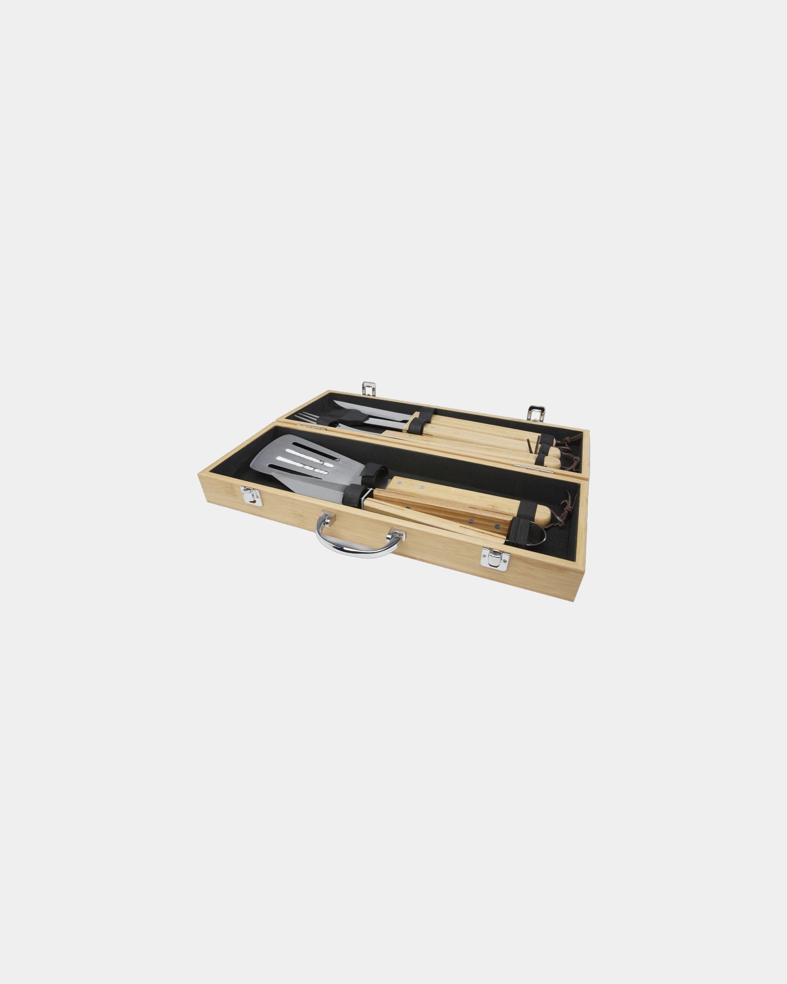 Promotional bamboo barbecue set 5 pieces - 2